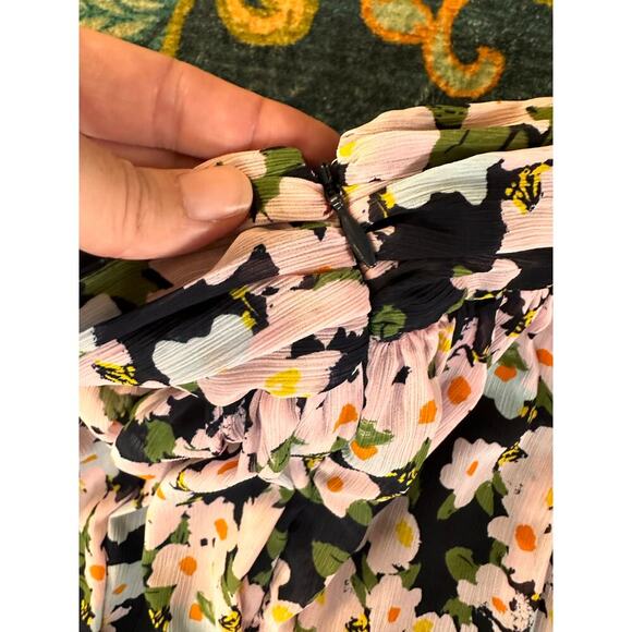 J.Crew French Floral Maxi Skirt Size 14 - Picture 6 of 10